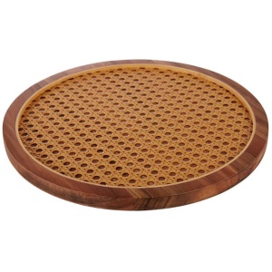 Amalfi Acacia & Rattan Serving Board