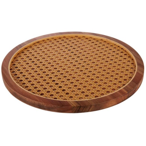 Amalfi Acacia & Rattan Serving Board