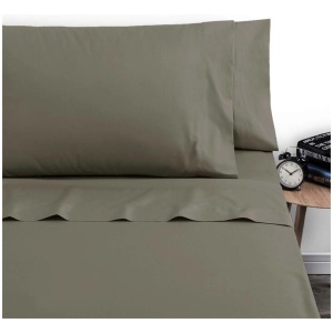 Artex 250TC Polyester Cotton Sheet Set Single Walnut