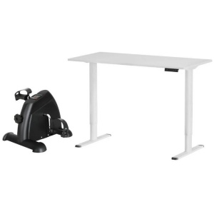 Artiss 120cm Electric Standing Desk with Mini Peal Exercise Bike Home Office