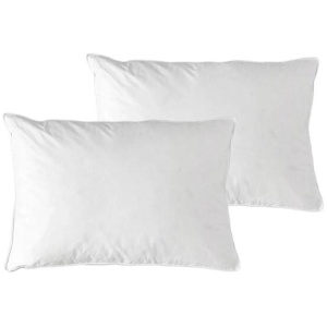 At Home Homewares Pack of 2 Standard Machine Washable Feather Pillows 45 x 70 +13 cm