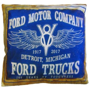 Australian Mancave Retro Cushion Ford Trucks 40 x 40 cm