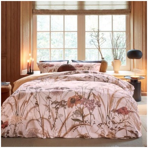 Bedding House Cely Multi Cotton Floral Quilt Cover Set Queen