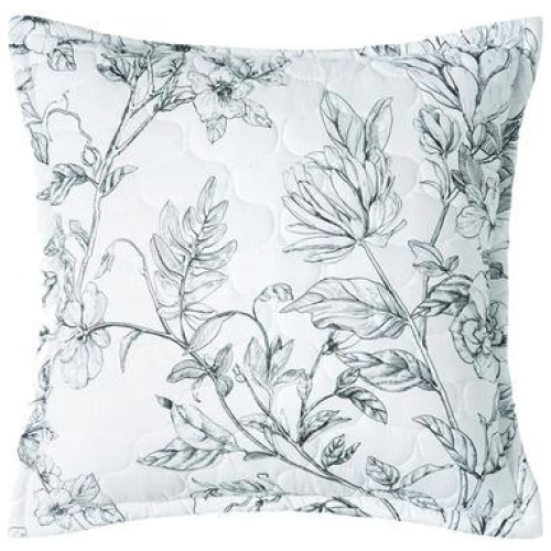 Bianca Gracie White Square Filled Cushion 43 x 43cm