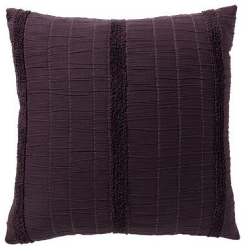 Bianca Malua Grape Velet Square Filled Cushion 43 x 43cm