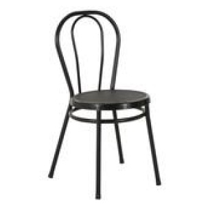 Bridge 6 Seater Dining Set With Province Chairs Black