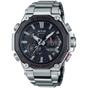 Casio G-Shock MT-G Bluetooth Solar Wave Septor Silver Watch MTG-B2000D-1ADR
