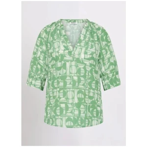 Circle Back Silk Blouse