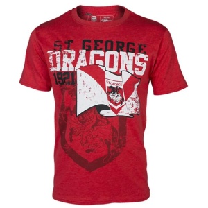 Classic NRL Dragons Small Heritage Tee