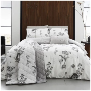 Coverley Grey Quilt Cover Set King