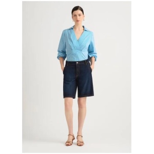 Croft Denim Wide Leg Short