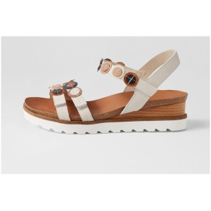 Django & Juliette Bacchus Dj Stone Tan Multi Leather Stone Tan Multi Sandals Womens Shoes Casual Sandals Flat Sandals