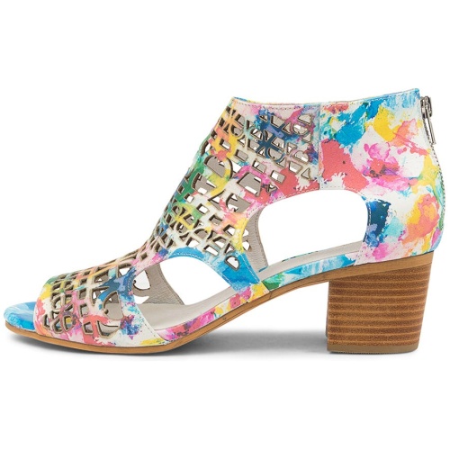 Django & Juliette Boris Djl Sunset Leather Sunset Sandals Womens Shoes Casual Heeled Sandals