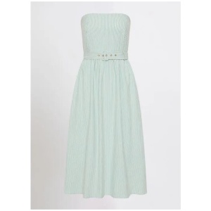 Eileen Strapless Midi Dress