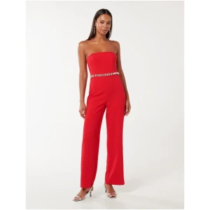 Forever New Women's Ari Jumpsuit in Red