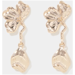 Forever New Women's Clio Petal Drop Earrings in Gold