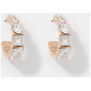 Forever New Women's Everly Stone Earrings in Rose Gold/Crystal