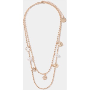 Forever New Women's Luca Layered Charm Necklace in Gold