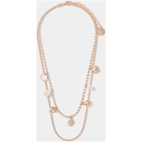 Forever New Women's Luca Layered Charm Necklace in Gold