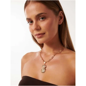 Forever New Women's Signature Raye Pineapple Necklace in Gold