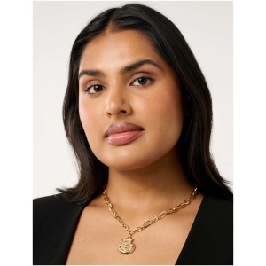 Forever New Women's Signature Selene Shell Pendant Necklace in Gold/Pearl