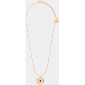 Forever New Women's Solara Textured Stone Necklace in Gold