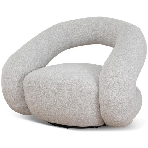 Forma Swivel Armchair - Clay Grey by Interior Secrets - AfterPay Available
