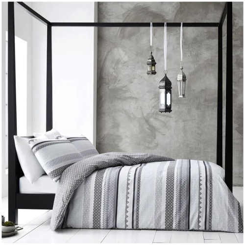 Gabrielle Grey Quilt Cover Set King