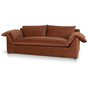 Horizon 3 Seater Sofa - Red Bronze by Interior Secrets - AfterPay Available