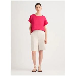 Melinda Linen Mix Tee