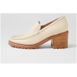 Mollini Bonnee Mo Oatmilk Natural Heel Leather Oatmilk Natural Heel Shoes Womens Shoes Casual Heeled Shoes