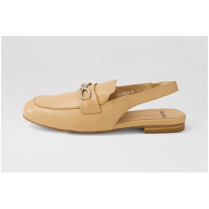 Mollini Grandoz Mo Nude Leather Nude Shoes Womens Shoes Casual Flat Shoes