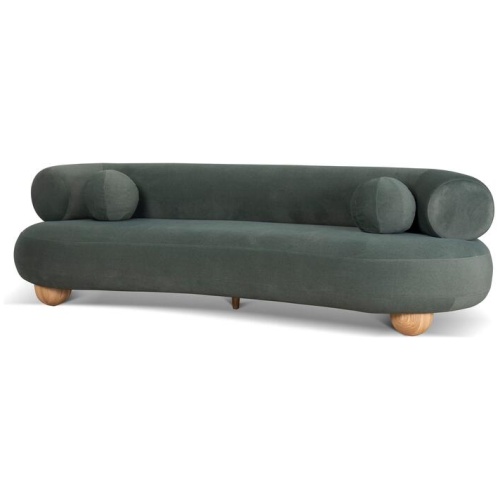 Nimbus 3 Seater Sofa - Burnt Green by Interior Secrets - AfterPay Available
