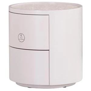 Nithya Bedside Table - Warm Grey by Interior Secrets - AfterPay Available