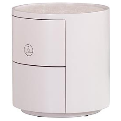 Nithya Bedside Table - Warm Grey by Interior Secrets - AfterPay Available