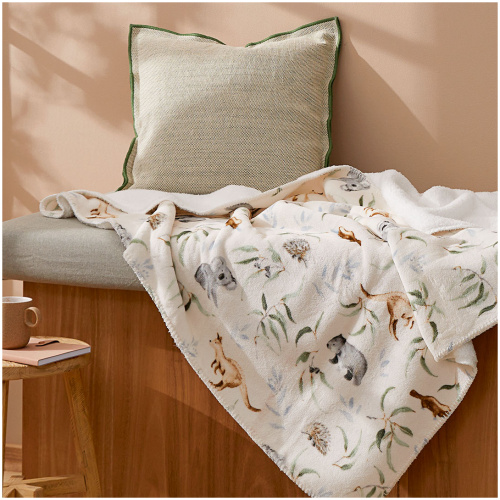 Otway Sherpa Throw - Ivory/Multi