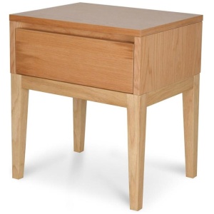 Penley Bedside Table - Natural Oak by Interior Secrets - AfterPay Available