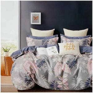 Pippa Lees 100% Cotton Reversible Quilt Cover Set Queen
