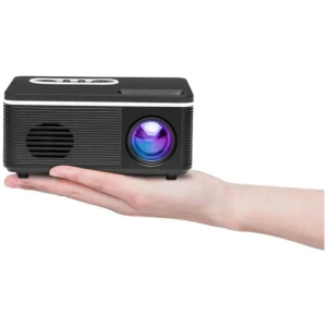 Portable Mini Projector - 80 Lumens 1080P Support 320X240 Pixels - Black