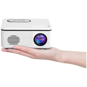 Portable Mini Projector - 80 Lumens 1080P Support 320X240 Pixels - White
