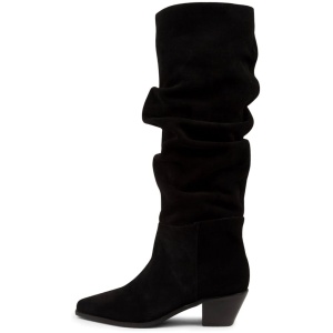 Sol Sana Tyler Boot Ss Black Suede Black Boots Womens Shoes Casual Long Boots