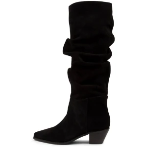 Sol Sana Tyler Boot Ss Black Suede Black Boots Womens Shoes Casual Long Boots