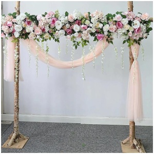 1M Artificial Flower Runner Arrangement Panel Wall Rose DIY Wedding Party Décor