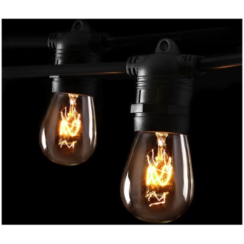 47m LED Festoon String Lights Outdoor Christmas Wedding Waterproof Garden Decor