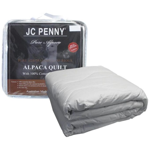 500GSM Alpaca Quilt with Cotton Japara Cover - Queen