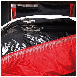 Accessorize Majestic Black Quilt Cover Set Double