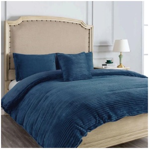 Alastairs Ruby Navy Quilt Cover Set Double