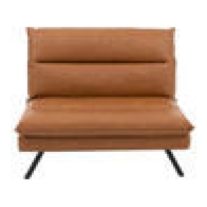 Alora 1.5 Seater Foldable Sofa Bed Brown