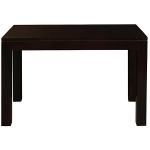 Amsterdam Solid Mahogany Timber Dining Table 120 x 70 cm (Chocolate)