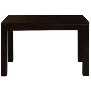 Amsterdam Solid Mahogany Timber Dining Table 120 x 70 cm (Chocolate)
